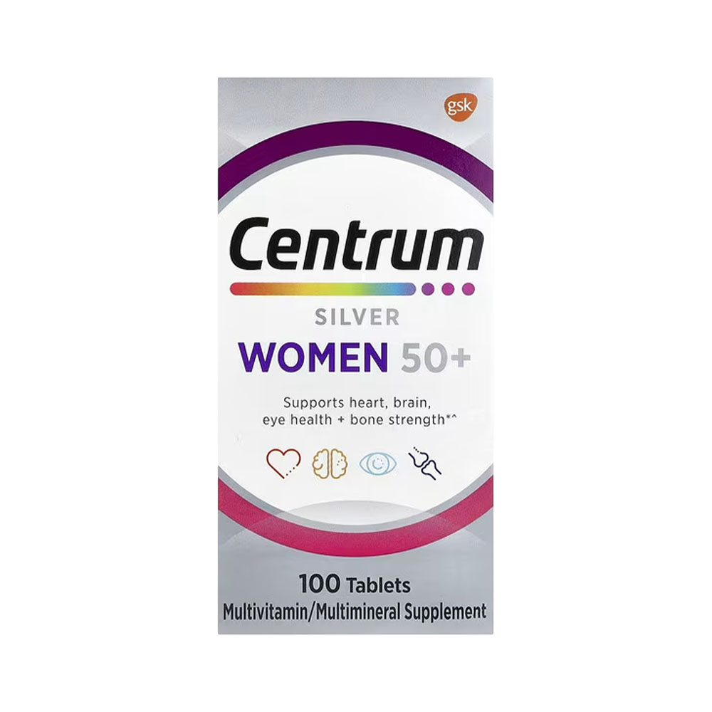 Multivitamínico Centrum Silver Women 50+ 100 Comprimidos