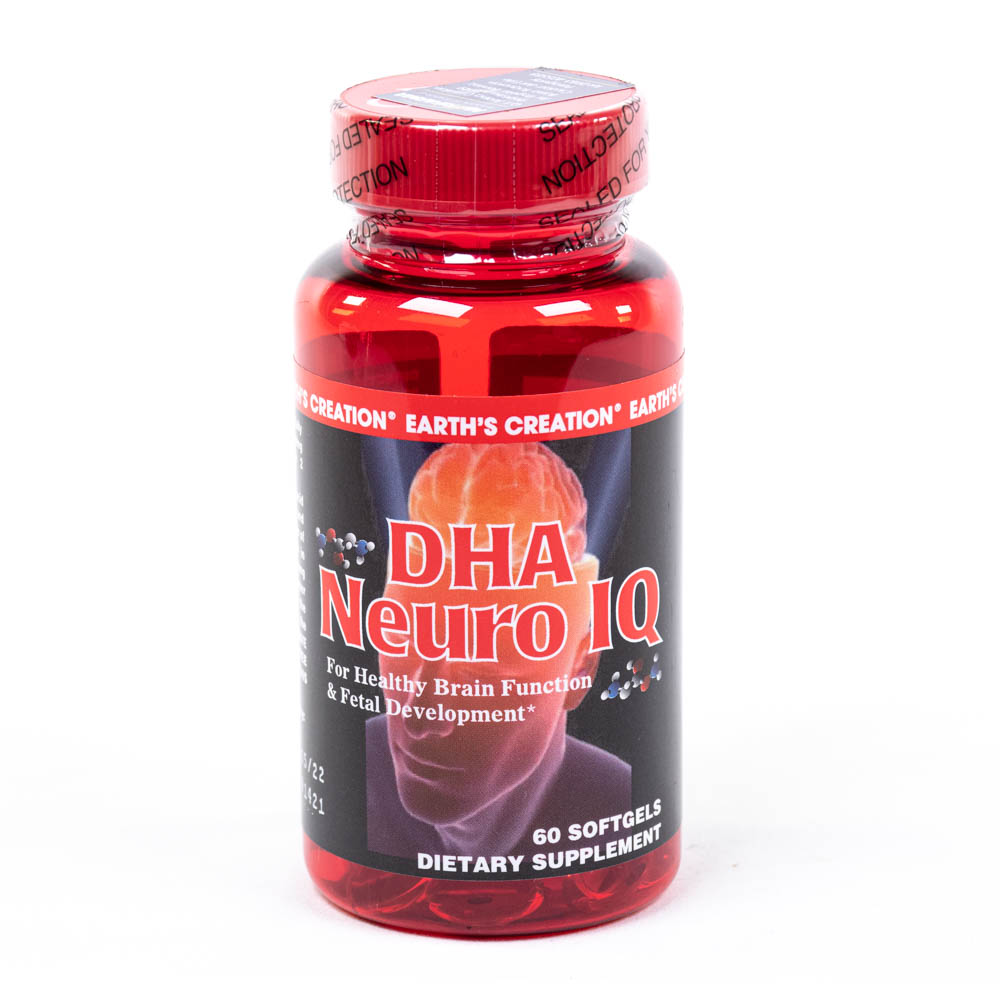 DHA Neuro Iq Earth's Creation 60 Cápsulas Gel