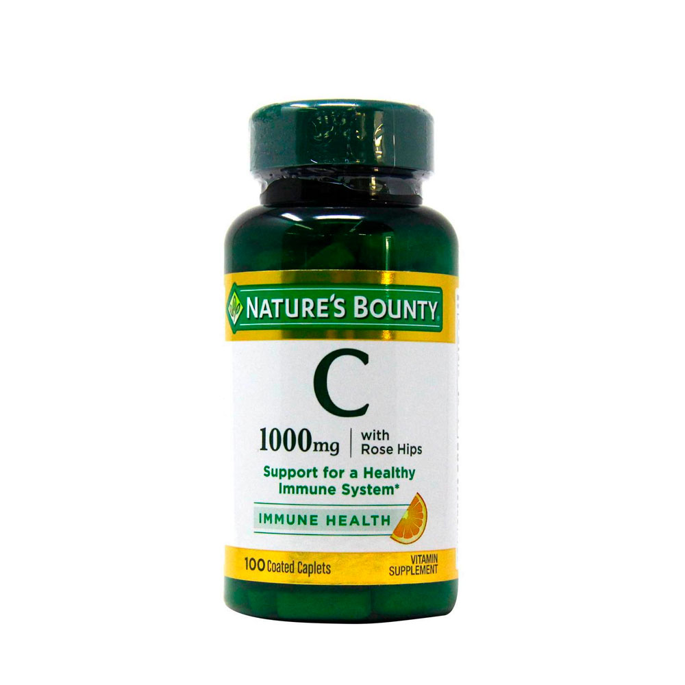Vitamina C Nature's Bounty 1000 mg 100 Cápsulas