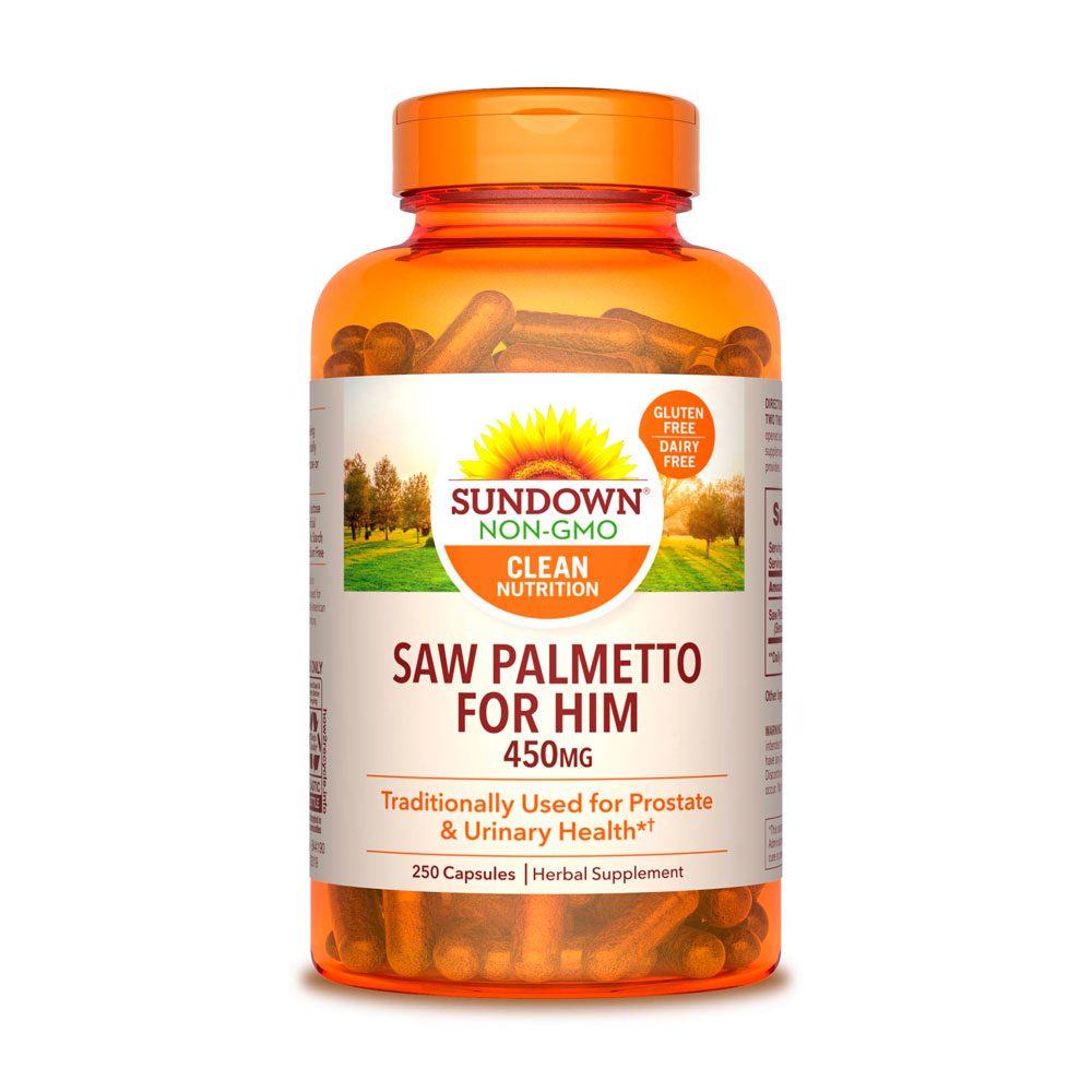 Sundown Naturals Saw Palmetto 450 mg - 250 Cápsulas