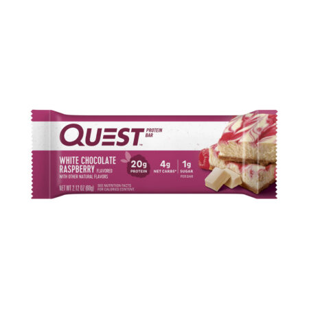 Barra de Proteína Quest Bar White Chocolate Raspberry