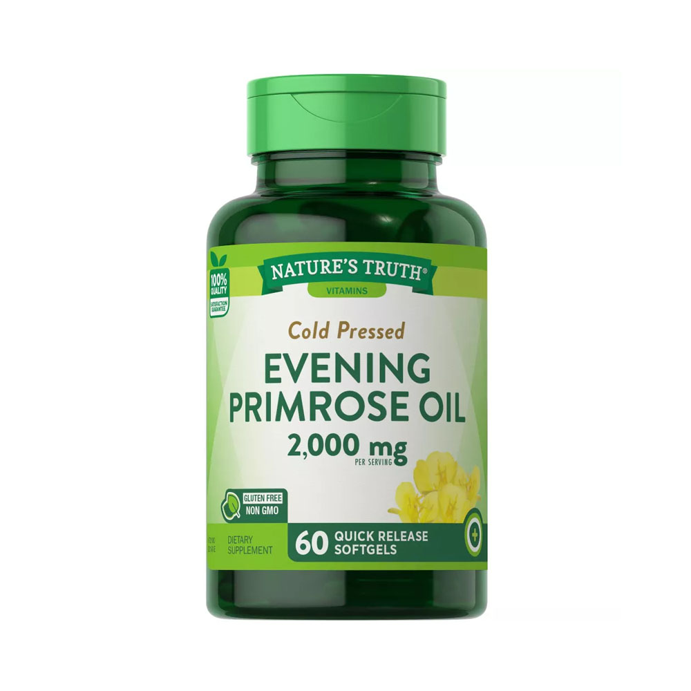 Evening Primrose Oil Nature's Truth 1000 mg 60 Cápsulas Gel