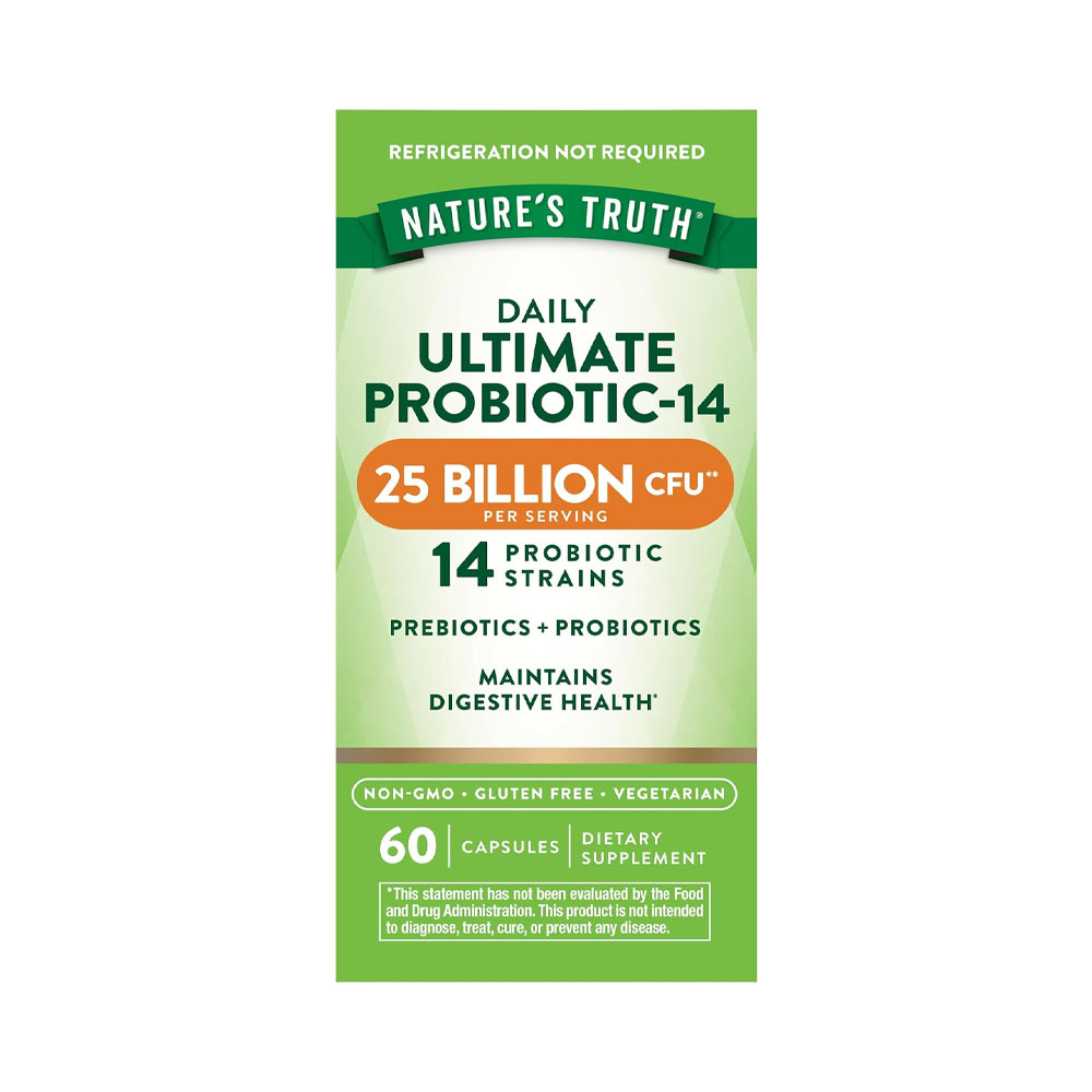 Nature's Truth Probiotic 25 Billion 60 Cápsulas