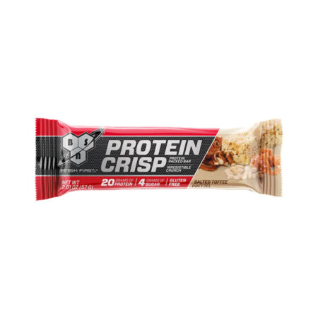 Barra de Proteína BSN Protein Crisp Salted Toffee Pretzel 57 g