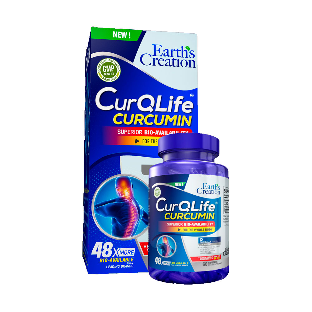 Curcumin Earth's Creation 60 Cápsulas Gel