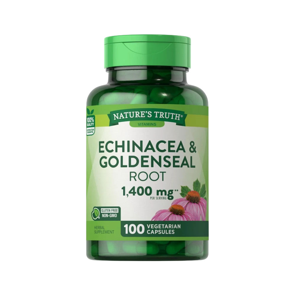 Nature's Truth Echinacea & Goldenseal 1400 mg 100 Cápsulas