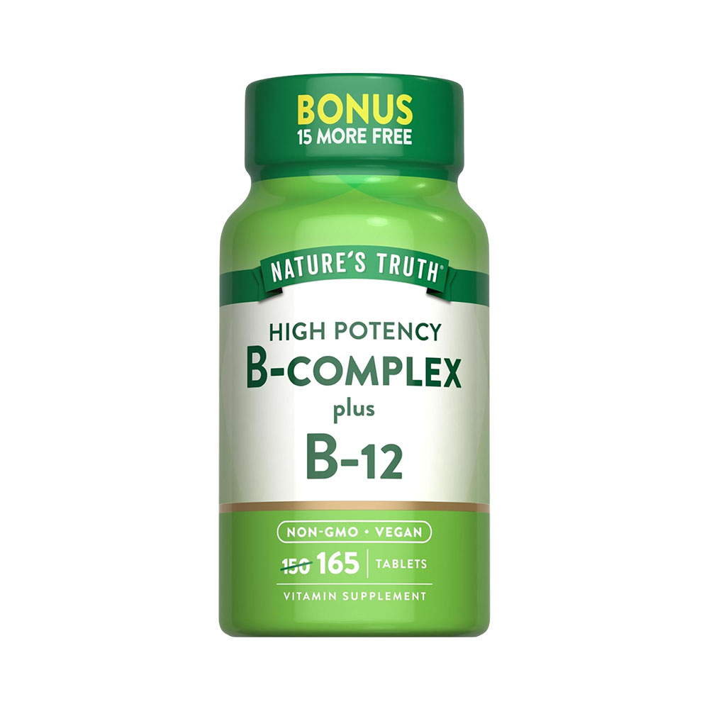 Nature's Truth B-Complex Plus B-12 165 Comprimidos