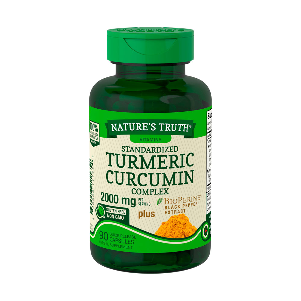 Turmeric Curcumin Nature's Truth Standardized 2000 mg 90 Cápsulas