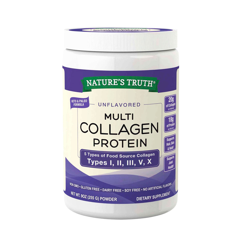 Multi Collagen Protein Nature's Truth Sem Sabor 255 g