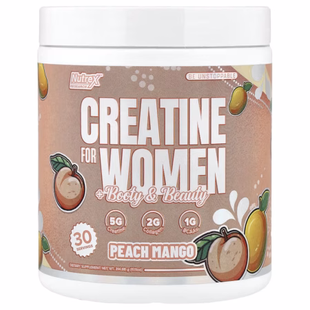 Creatine for Women Nutrex com Colágeno y BCAAs Peach Mango x 30 Doses