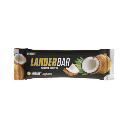 Barra de Proteína Landerfit Landerbar Protein Dessert Coconut 45 g