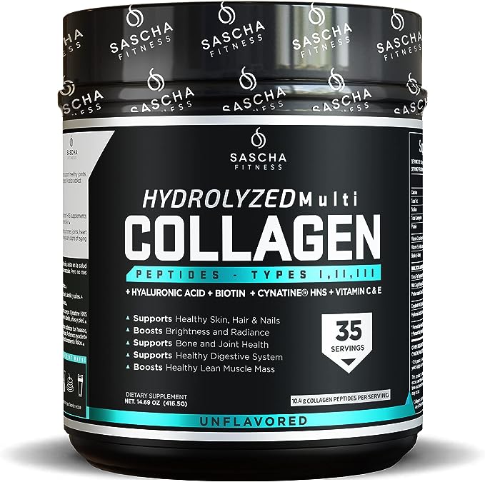 Hydrolyzed Multi Collagen Sem Sabor 416 g - Sascha Fitness