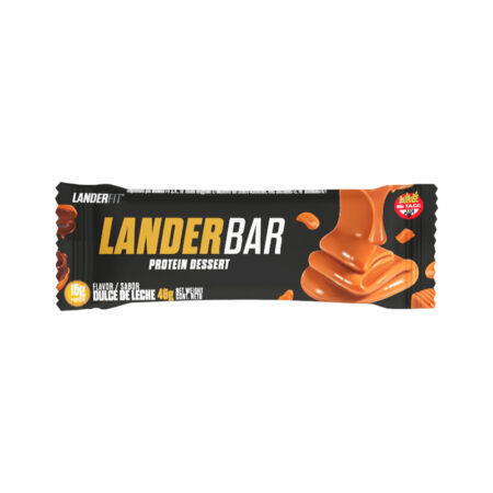 Barra de Proteína Landerfit Landerbar Protein Dessert Doce de Leite 46 g