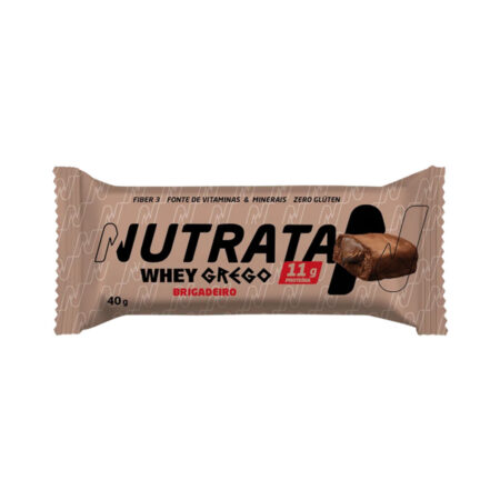Barra de Proteína Nutrata Whey Grego Brigadeiro 40 g