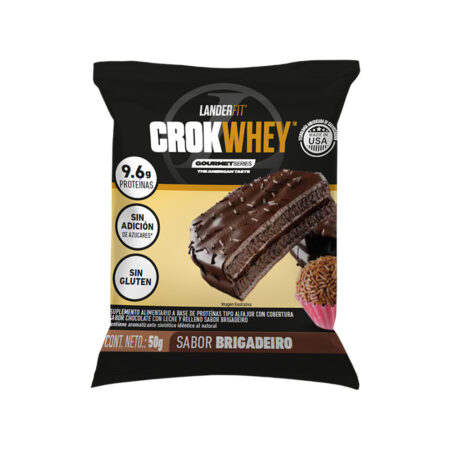 Alfajor Landerfit Crokwhey Brigadeiro 50 g