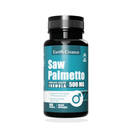 Earth's Creation - Saw Palmeto 500 mg x 100 Cápsulas