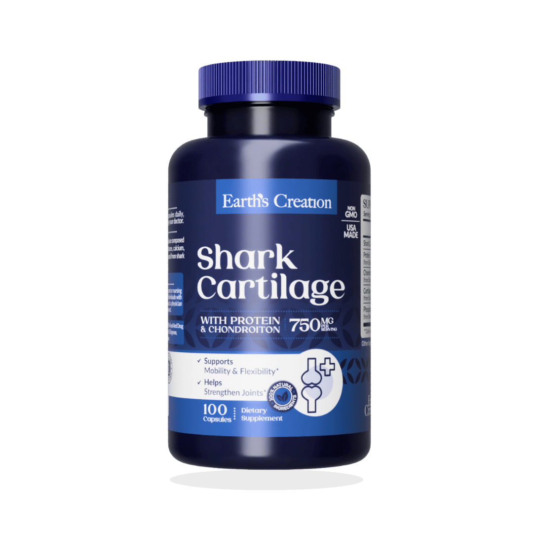 Earth's Creation - Shark Cartilage 750 mg x 100 Cápsulas