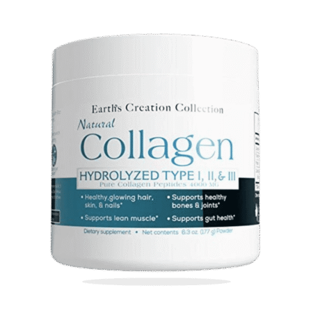 Earth's Creation - Collagen Hydrolyzed 4000 mg Type I-II-III x 30 Doses