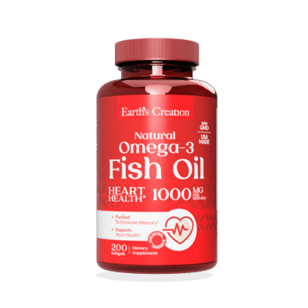 Earth's Creation - Omega-3 1000 mg x 200 Cápsulas Gel