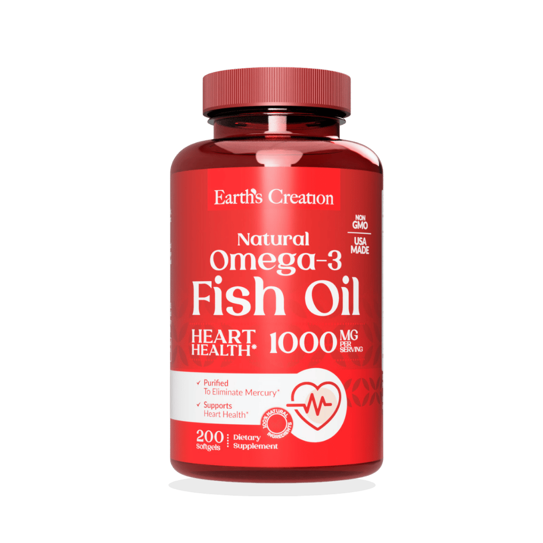 Earth's Creation - Omega-3 1000 mg x 200 Cápsulas Gel