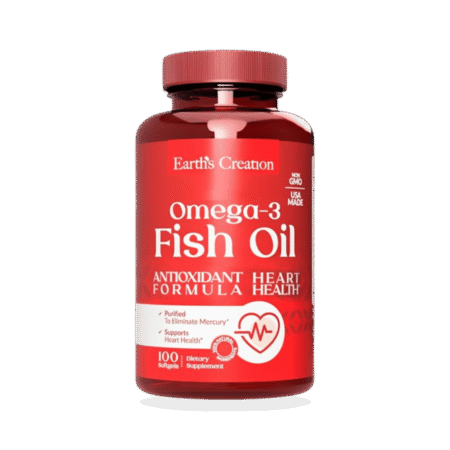 Earth's Creation - Omega-3 Fish Oil 1.000 mg x 100 Cápsulas Gel