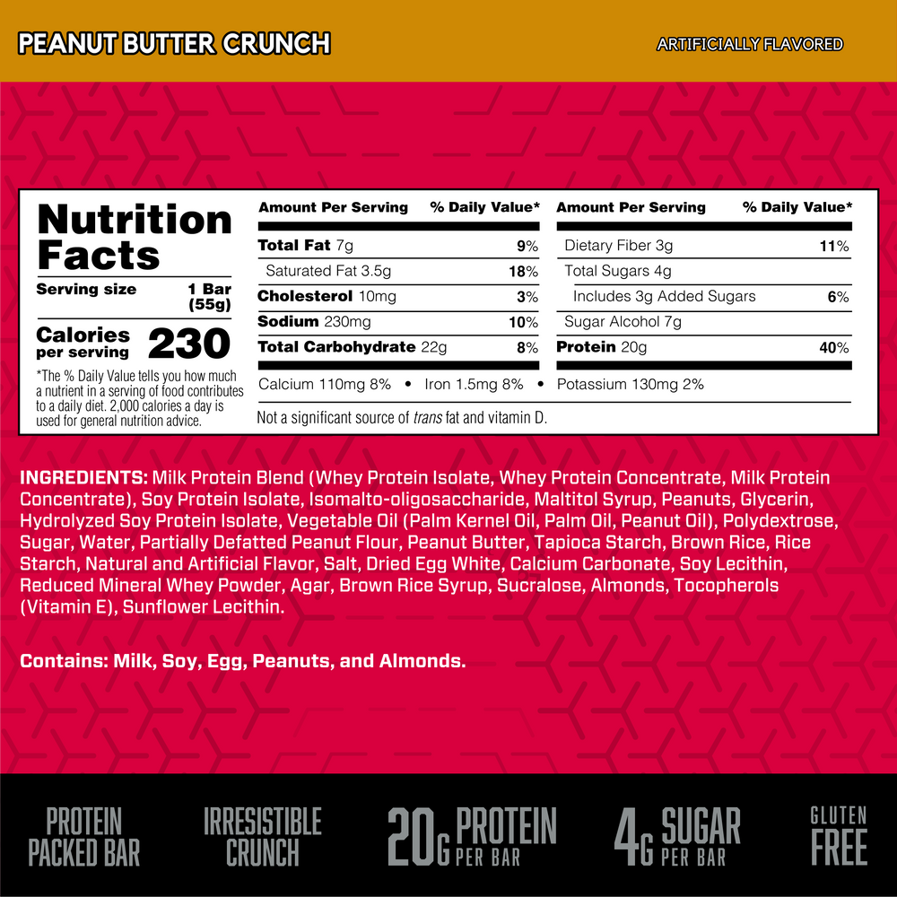 BSN - Syntha 6 Bar Protein Peanut Butter Crunch x 56 g