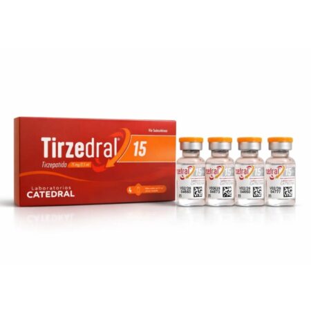Tirzepatida Tirzedral15mg com 4 Ampolas - Catedral