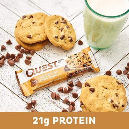 Barra Proteica Chocolate Chip Cookie Dough Quest x 60 g